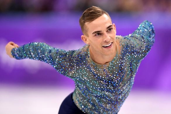 Adam Rippon aproveitou a visibilidade das Olimpíadas para criticar o vice-presidente Mike Pence (Foto: Harry How | Getty Images)