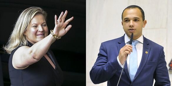 Joice Hasselmann e Douglas Garcia (Valter Campanato | Agência Brasil | Carol Jacob | Alesp)