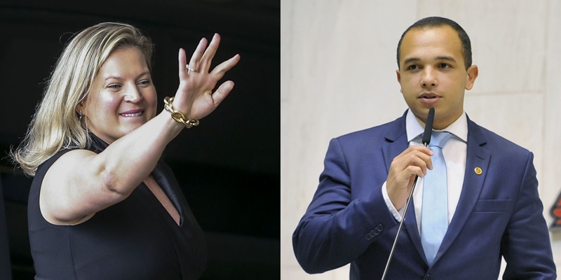 Joice Hasselmann e Douglas Garcia (Valter Campanato | Agência Brasil | Carol Jacob | Alesp)
