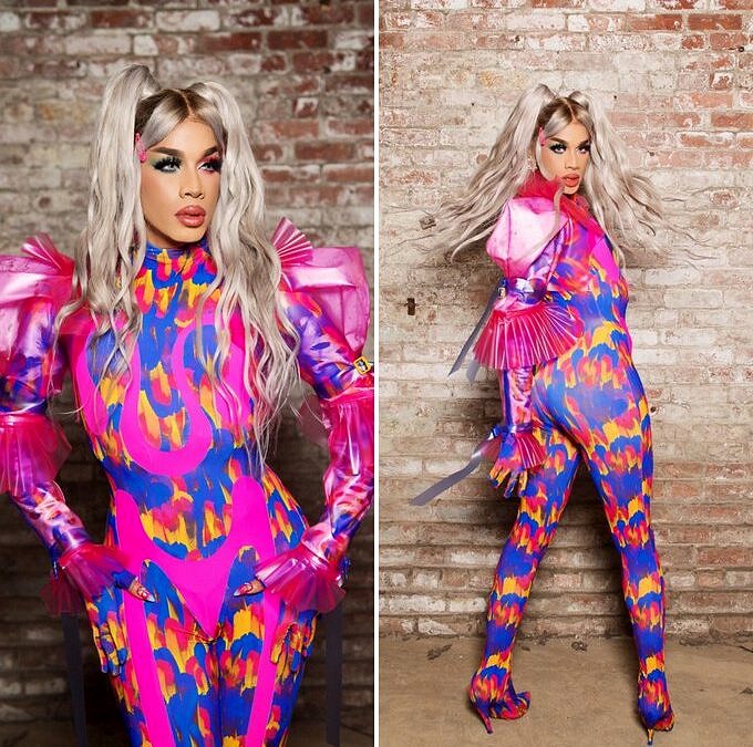 Trabalhada na sensualidade, Dahlia Sin é filha de Aja, uma das melhores queens da 9ª temporada de RPDR, e começou a se montar como club kid antes de se tornar uma das concorrentes mais populares no Instagram, com mais de 60 mil seguidores