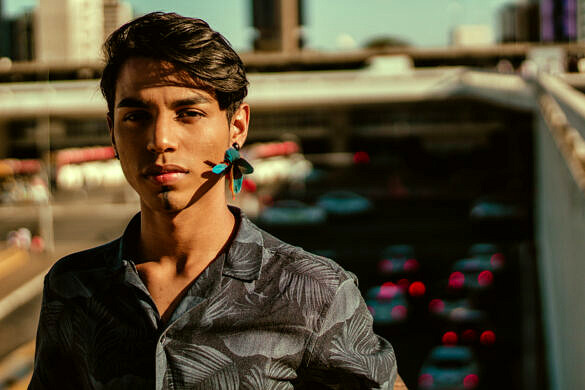 Danilo Tupinnikim é da comunidade de Caieiras Velhas, no Espírito Santo, e estudante da Universidade de Brasília (Foto: Arquivo Pessoal)