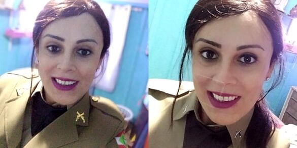 Em Santa Catarina, Priscila Diana é a primeira policial trans na Polícia Militar (Foto: Arquivo Pessoal)