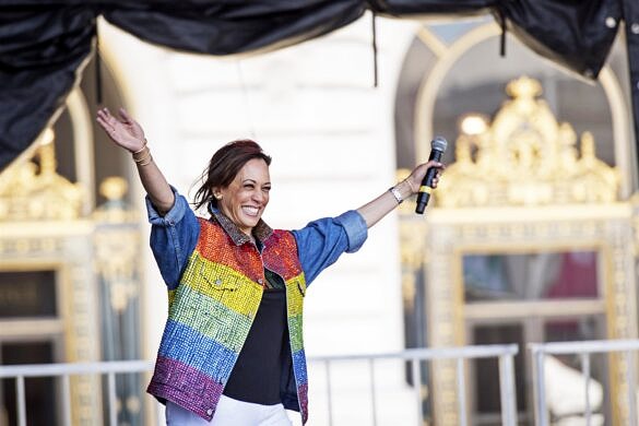 Da Procuradoria Distrital de São Francisco ao Senado, Kamala Harris construiu um histórico de defesa dos direitos LGBTs nos Estados Unidos (Foto: David Paul Morris | Getty Images)