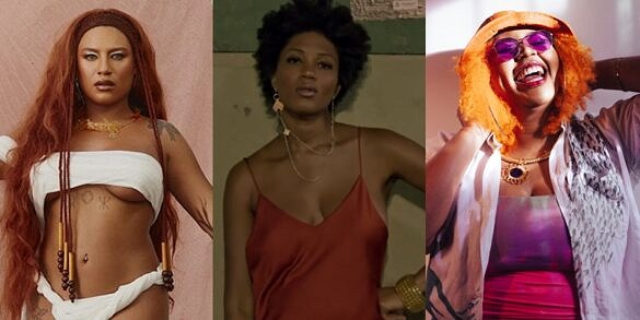 Mel, Luedji Luna e Luiza Nobel são algumas das artistas LGBTI+ brasileiras que lançaram música nova nas últimas semanas (Foto: Reprodução)