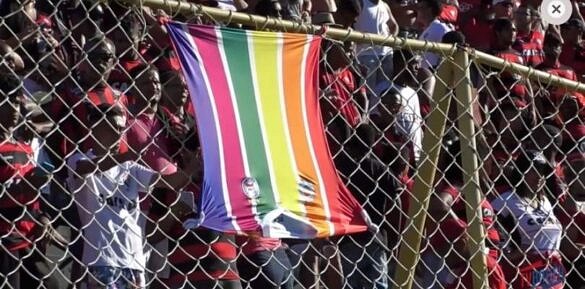 Vitória é denunciado ao STJD por ato LGBTfóbico de torcedor (Foto: Reprodução)