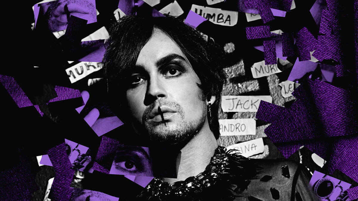 Johnny Hooker para a capa da nossa 4ª edição, "Grito" (Foto: Murilo Yamanaka | Revista Híbrida)