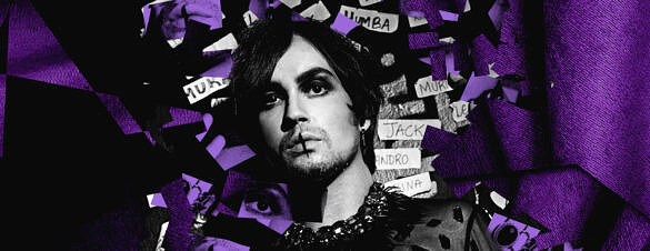 Johnny Hooker para a capa da nossa 4ª edição, "Grito" (Foto: Murilo Yamanaka | Revista Híbrida)