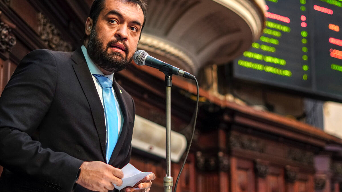 O governador do Estado do Rio de Janeiro, Cláudio Castro (PSC) (Foto: Thiago Lontra / Alerj)