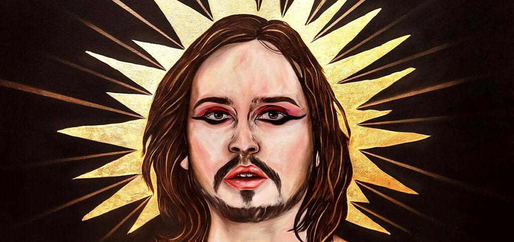 Johnny Hooker lança show do 'Macumba' e adianta detalhes do novo disco (Foto: Pintura de Ramonn Vieitez | Divulgação)