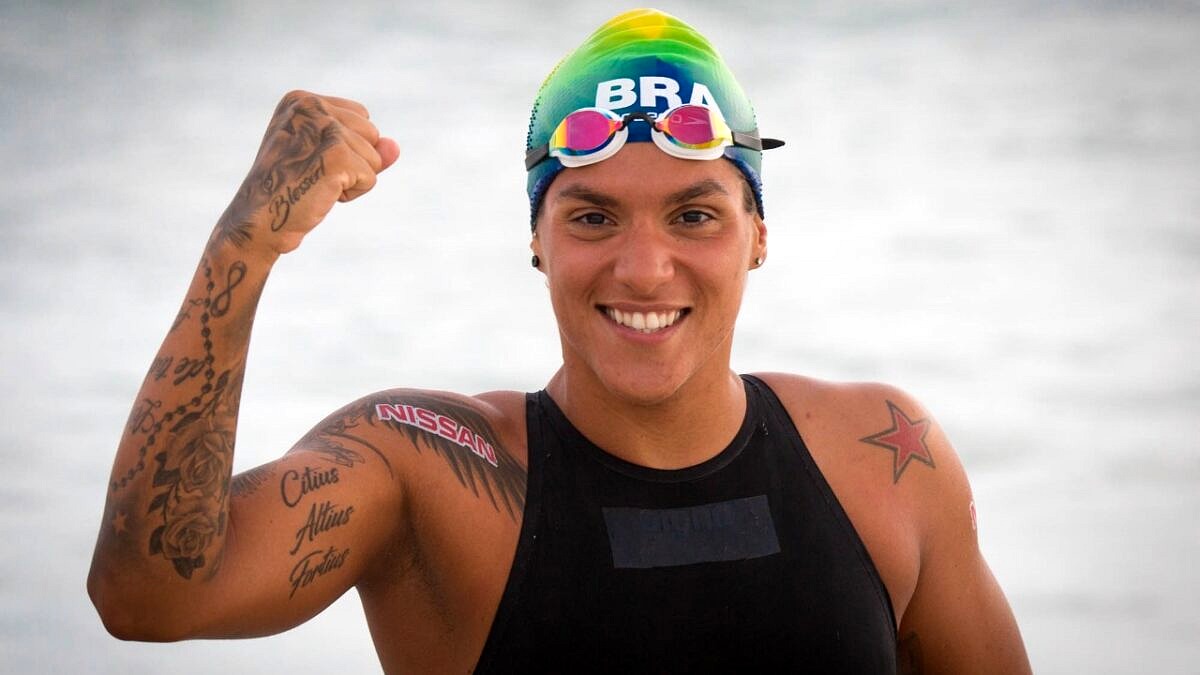 Ana Marcela Cunha - Natação / Brasil (Foto: Tex Bank/Divulgação)