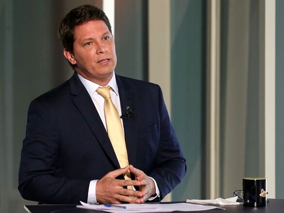 Mário Frias diz que uso do pronome neutro "todes" em publicação do Museu da Língua Portuguesa é "brincar de revolução" (Foto: Marcello Casal Jr | Agência Brasil)