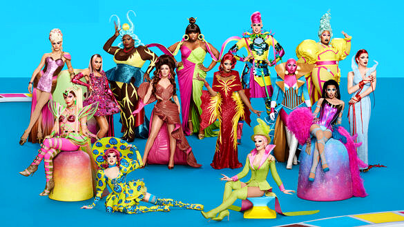 Elenco da 14ª temporada de RuPaul's Drag Race EUA (Foto: VH1/Reprodução)