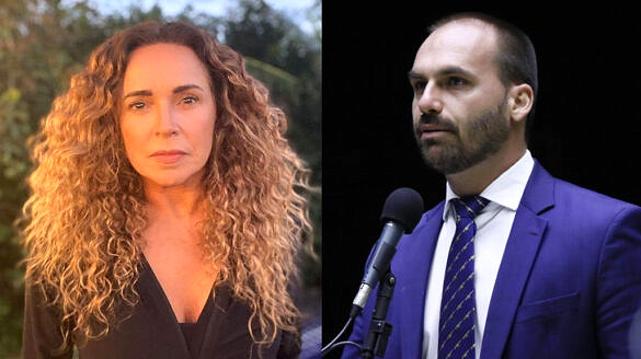 Daniela Mercury vai processar Eduardo Bolsonaro por fake news [Foto: Reprodução]