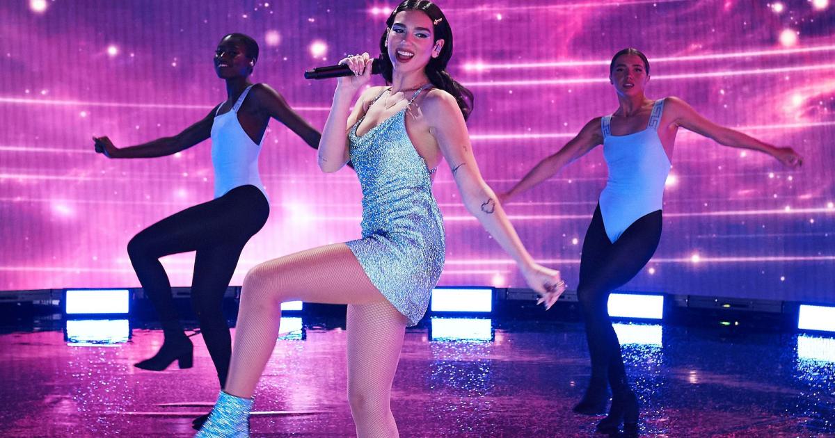 Dua Lipa vai se apresentar com a turnê do álbum "Future Nostalgia" em São Paulo (Foto: Reprodução)
