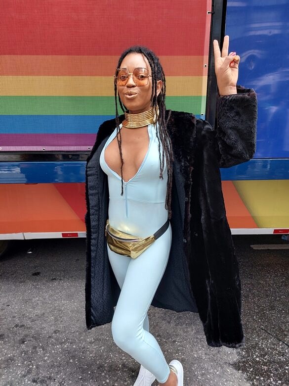 Érica Malunguinho pronta pro rolê (Foto: João Ker | Revista Híbrida)