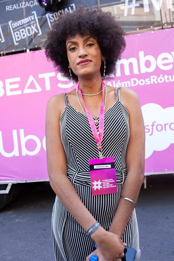 A co-vereadora Carolina Iara, pré-candidata a deputada pelo PSOL de São Paulo (Foto: Rafael Monteiro | Revista Híbrida) 