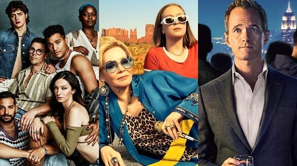 A releitura de "Queer As Folk", o fenômeno "Hacks" e a comédia "Uncoupled" estão entre as melhores séries LGBTI+ lançadas em 2022 (Fotos: Divulgação)