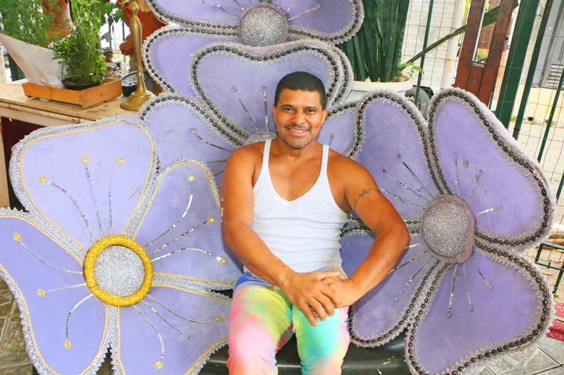 Roberto Mafra, criador da Banda do Fuxico no carnaval de SP (Foto: Pedro Stephan)