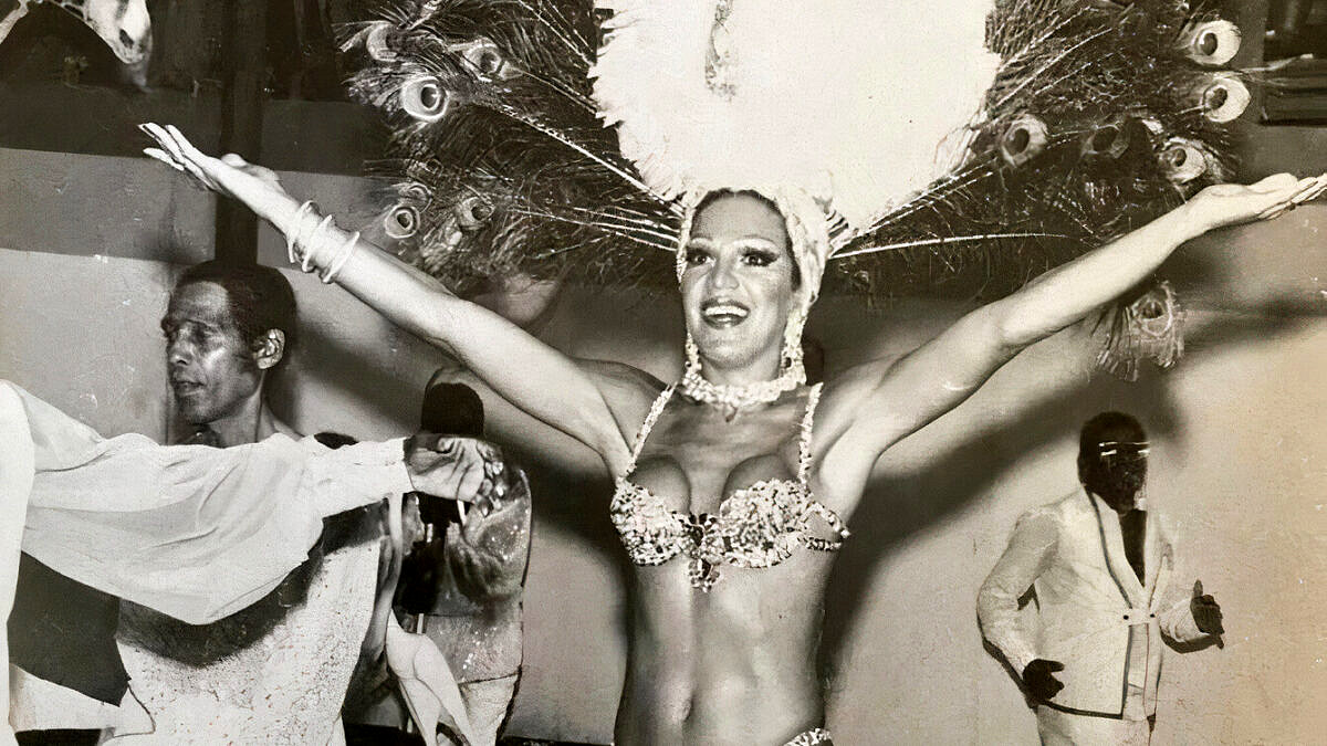 Eloína dos Leopardos, a primeira rainha de bateria do Carnaval carioca [Foto: Reprodução]